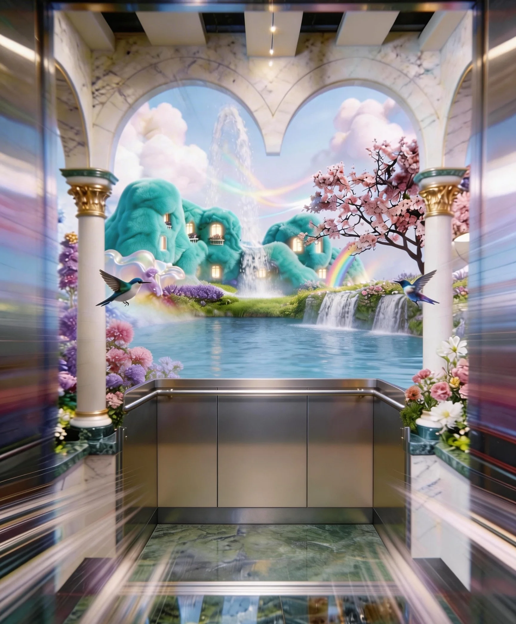 Unloop methodology — a surreal world representing the journey of breaking free from mental patterns